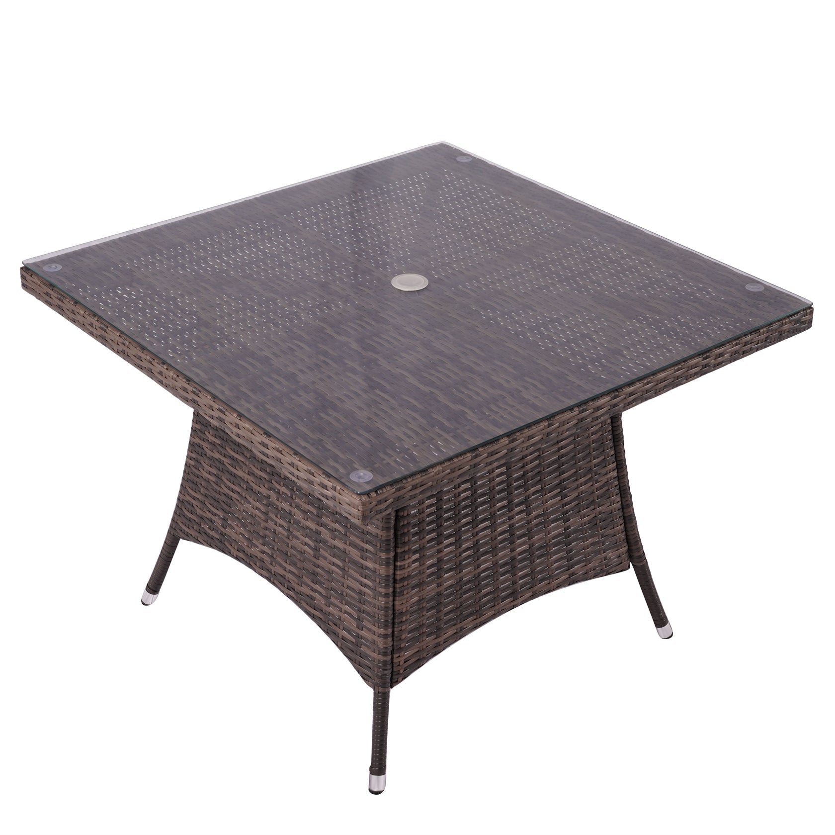 4 - Seater Outdoor Dining Set – Hampton Chairs with Cube Dining Table (PAD - 1710+1122) - Direct Wicker