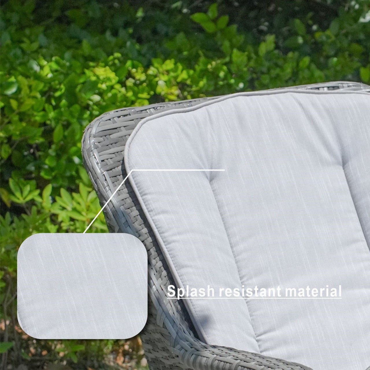 4 - Seater Outdoor Dining Set - Parma Chairs with Cube Dining Table (PAD - 1710) - Direct Wicker