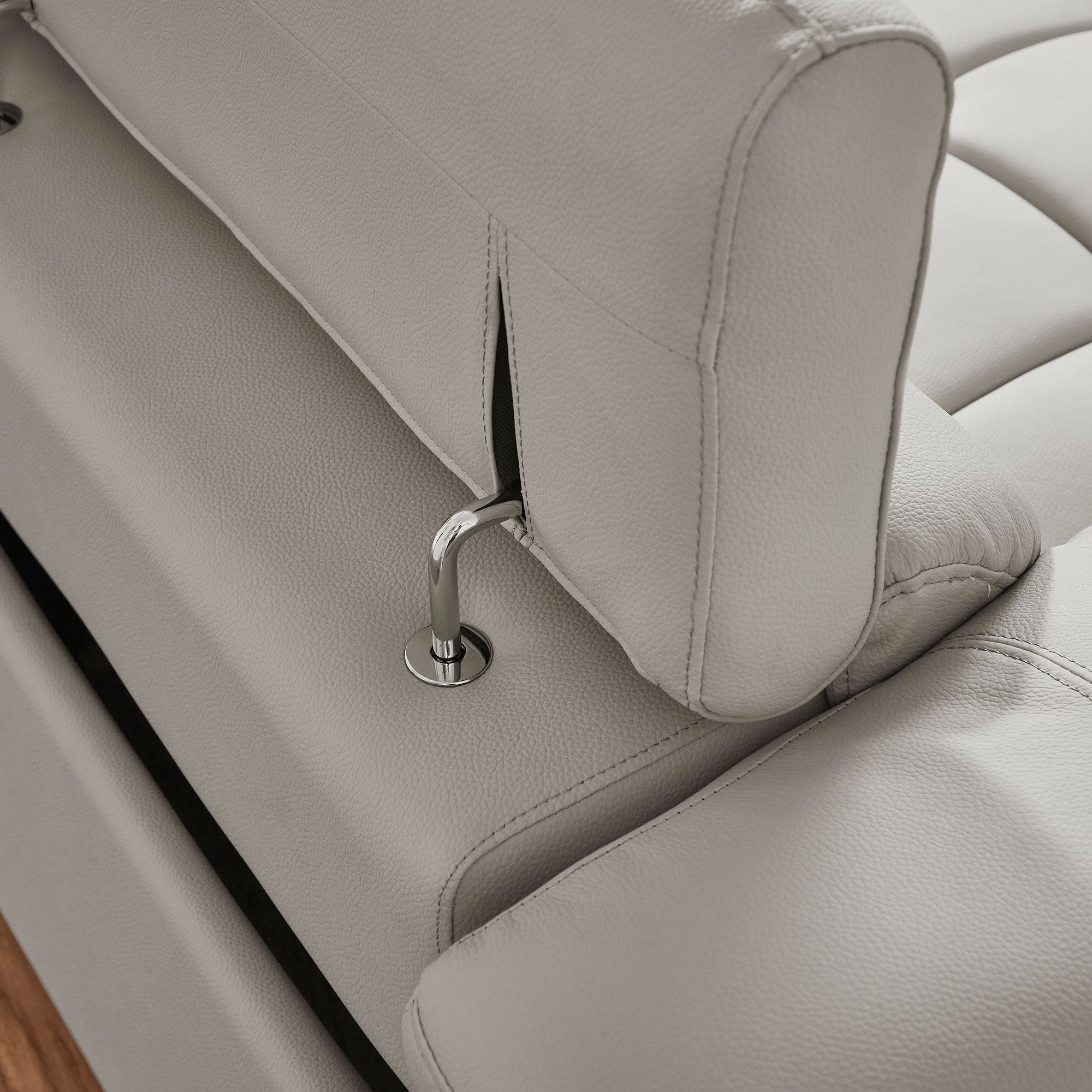 4 Seats Wall - Hugger Reclining Sofa Modern Electric Control Genuine Leather (W2582S00155) - Direct Wicker