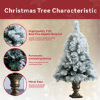 4FT Artificial Christmas Tree – White Pine Needle Design（PJT - 2508） - Direct Wicker