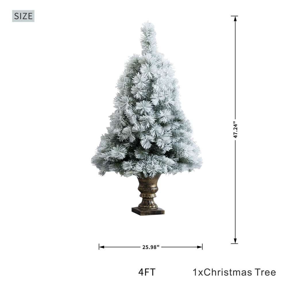 4FT Artificial Christmas Tree – White Pine Needle Design（PJT - 2508） - Direct Wicker
