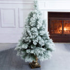 4FT Artificial Christmas Tree – White Pine Needle Design（PJT - 2508） - Direct Wicker