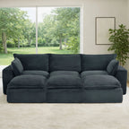 6 Pieces 3 - Seat Modular Sectional Sofa (PAS - 2637 - LS+MS+RS+FT3) - Direct Wicker