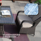 6 - Seat Oval Fire Pit Table (PAG - 1106O - T) - Direct Wicker