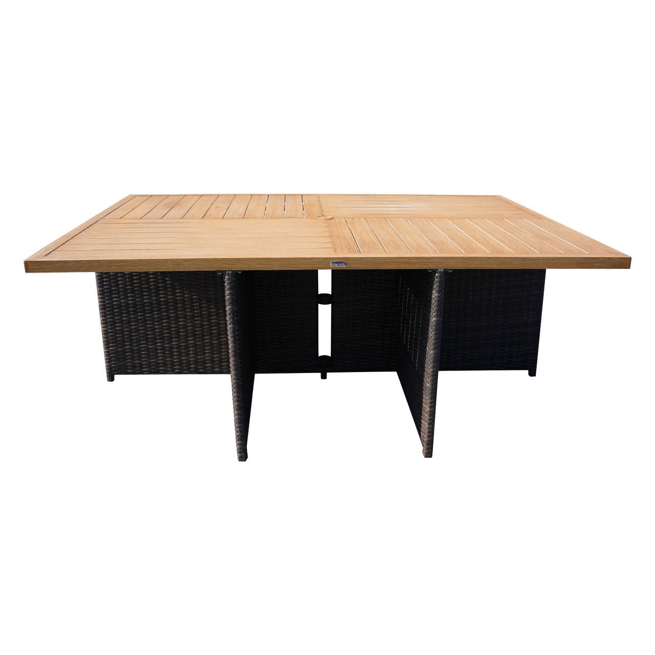 6 - Seat Rectangular OutdoorDining Table (PAD - 3234 - Table) - Direct Wicker