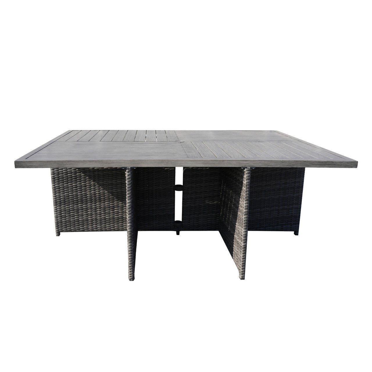 6 - Seat Rectangular OutdoorDining Table (PAD - 3234 - Table) - Direct Wicker