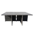 6 - Seat Rectangular OutdoorDining Table (PAD - 3234 - Table) - Direct Wicker