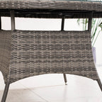 6-Seat Round Outdoor Dining Table (PAD-1122-Table) - Direct Wicker
