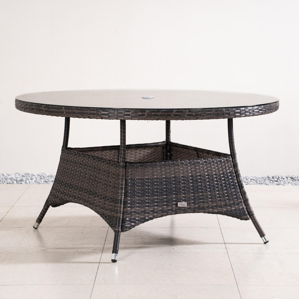 6-Seat Round Outdoor Dining Table (PAD-1122-Table) - Direct Wicker
