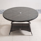 6-Seat Round Outdoor Dining Table (PAD-1122-Table) - Direct Wicker