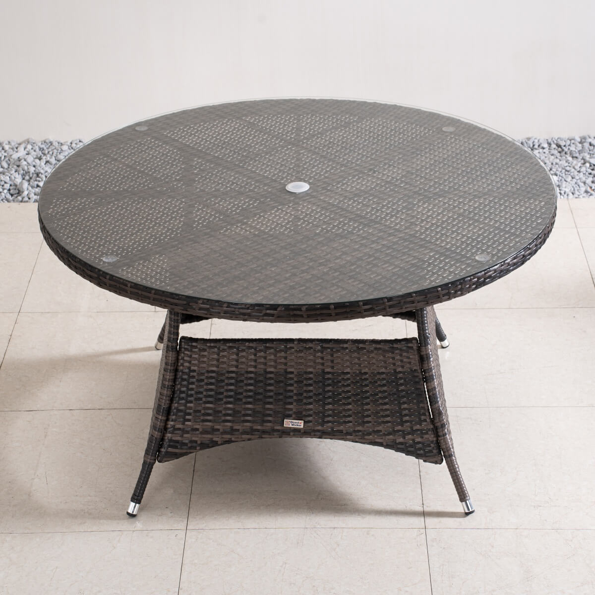 6-Seat Round Outdoor Dining Table (PAD-1122-Table) - Direct Wicker