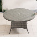 6-Seat Round Outdoor Dining Table (PAD-1122-Table) - Direct Wicker