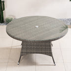 6-Seat Round Outdoor Dining Table (PAD-1122-Table) - Direct Wicker