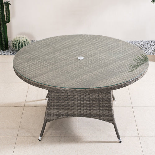 6-Seat Round Outdoor Dining Table (PAD-1122-Table) - Direct Wicker