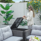 7 - Seat Conversation Set (PAS - 1503) - Direct Wicker