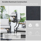 7-Seat Conversation Sofa Set with Drink Cooler (PAS-2101) - Direct Wicker