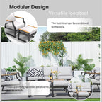 7-Seat Conversation Sofa Set with Drink Cooler (PAS-2101) - Direct Wicker