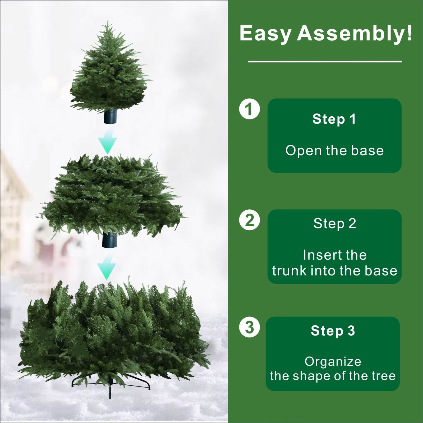 7.5FT Premium Artificial Christmas Tree (PJT - 2501) - Direct Wicker