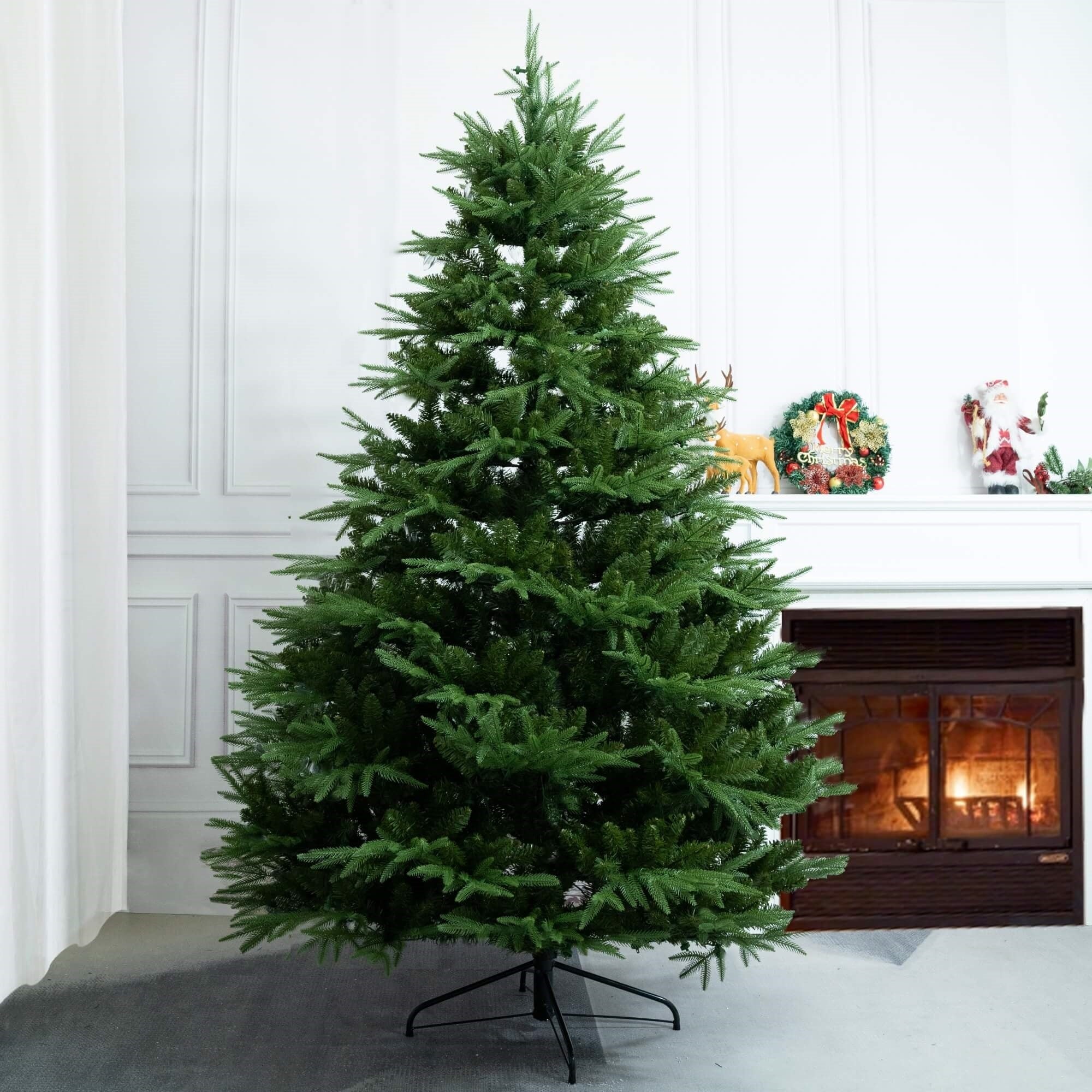 7FT Artificial Christmas Tree – Classic Green Holiday Decoration（PJT - 2504） - Direct Wicker