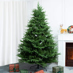 7FT Artificial Christmas Tree – Classic Green Holiday Decoration（PJT - 2504） - Direct Wicker