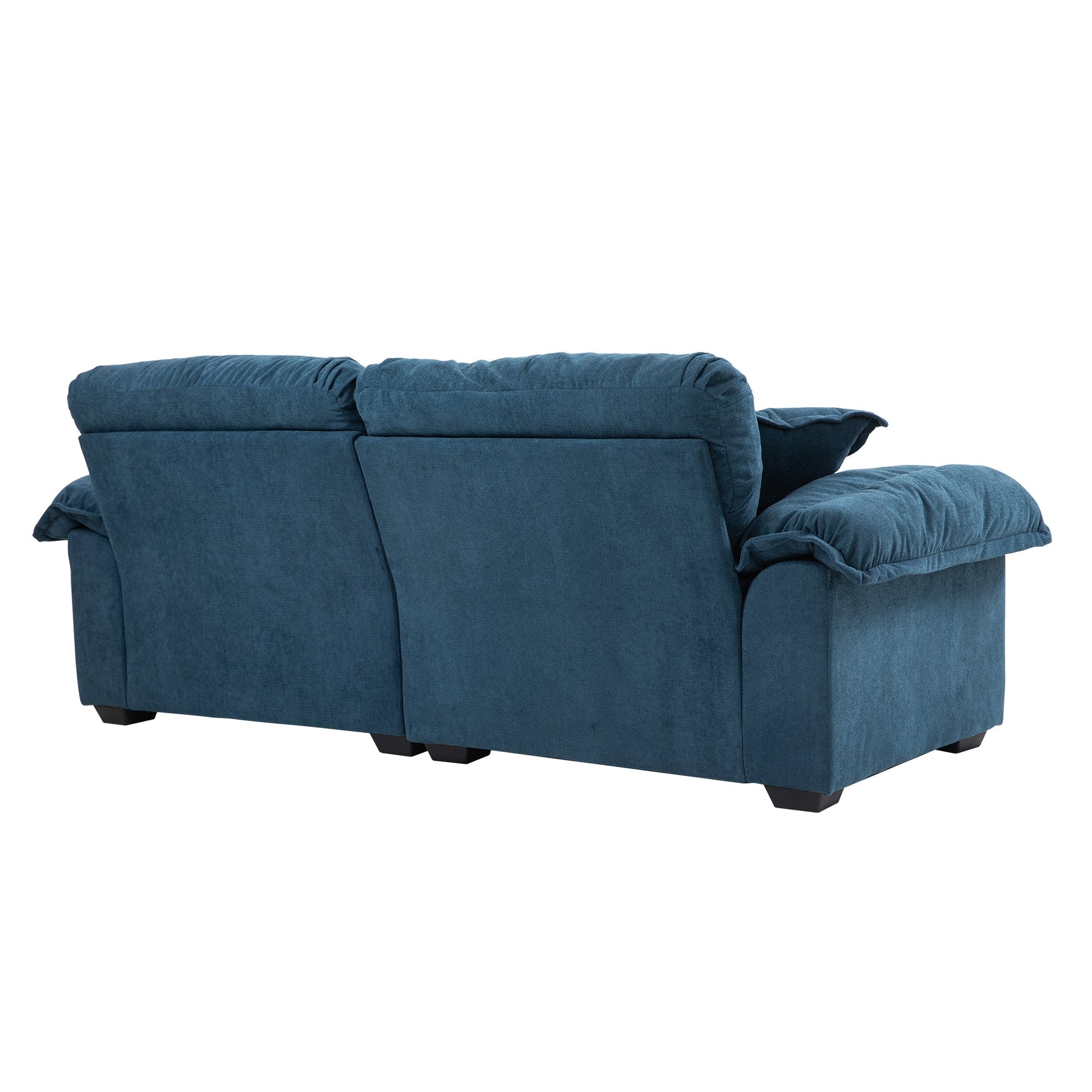 84' Chenille Sofa Small Sofa Loveseat Deep Seat Sofa Couch (W676S00010) - Direct Wicker