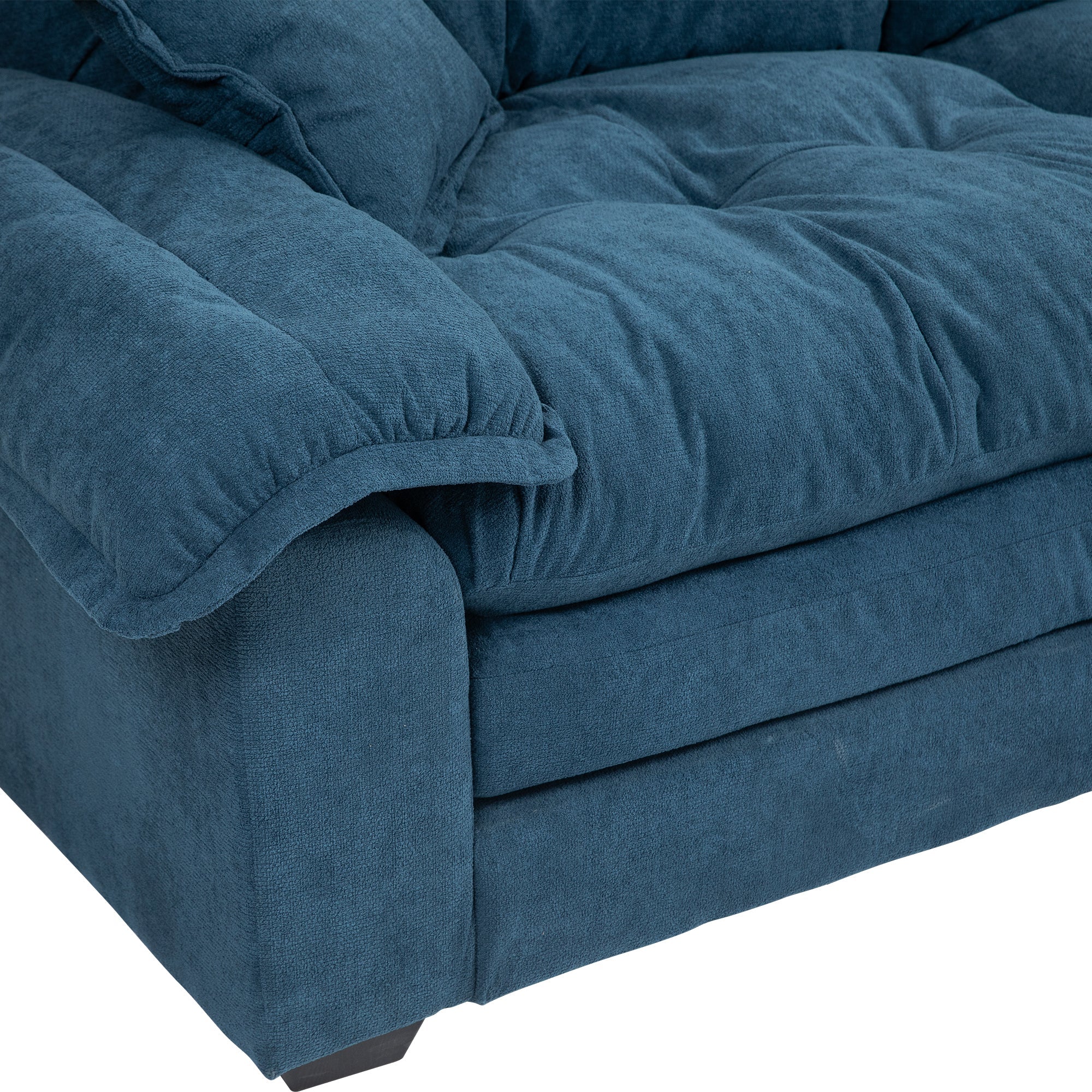84' Chenille Sofa Small Sofa Loveseat Deep Seat Sofa Couch (W676S00010) - Direct Wicker
