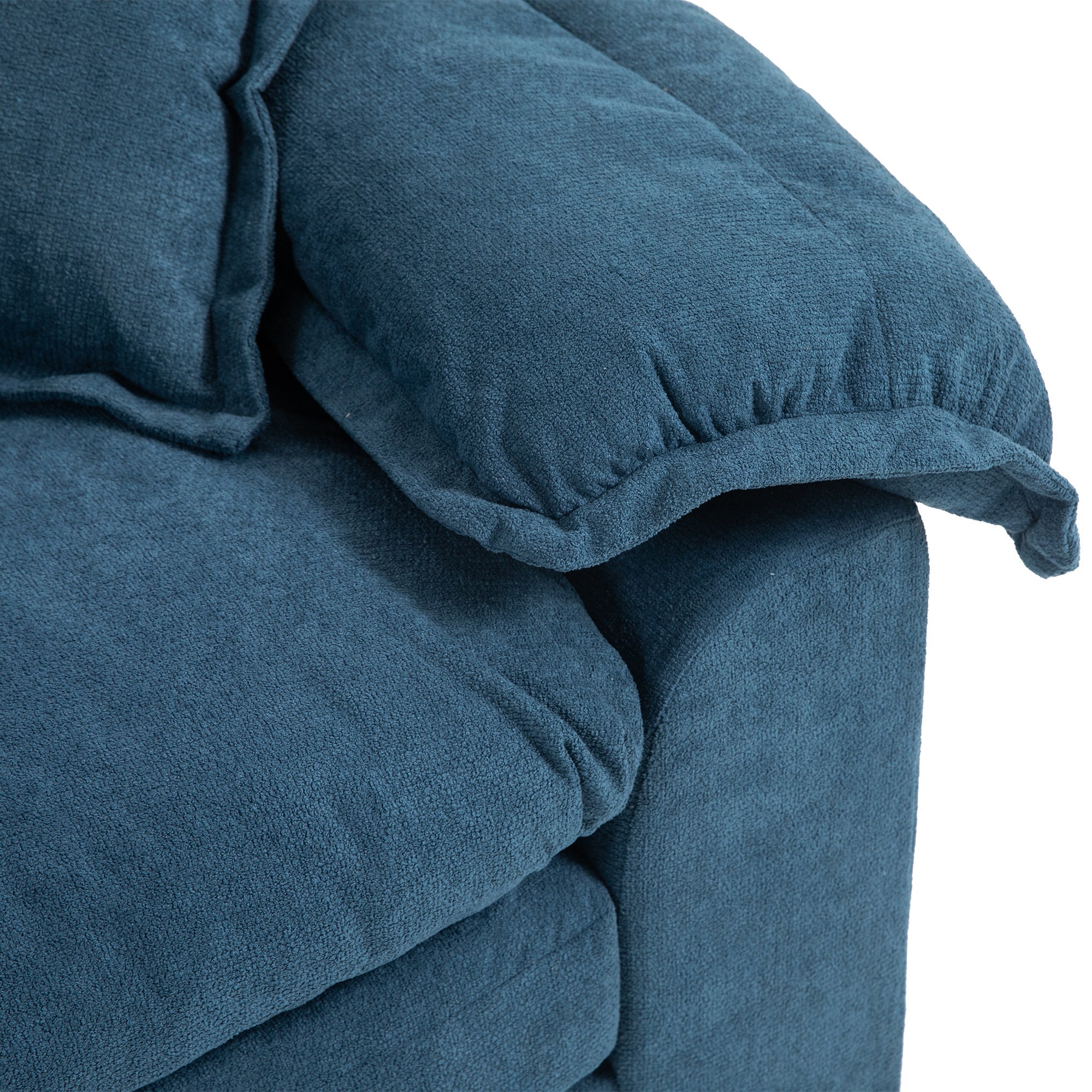 84' Chenille Sofa Small Sofa Loveseat Deep Seat Sofa Couch (W676S00010) - Direct Wicker