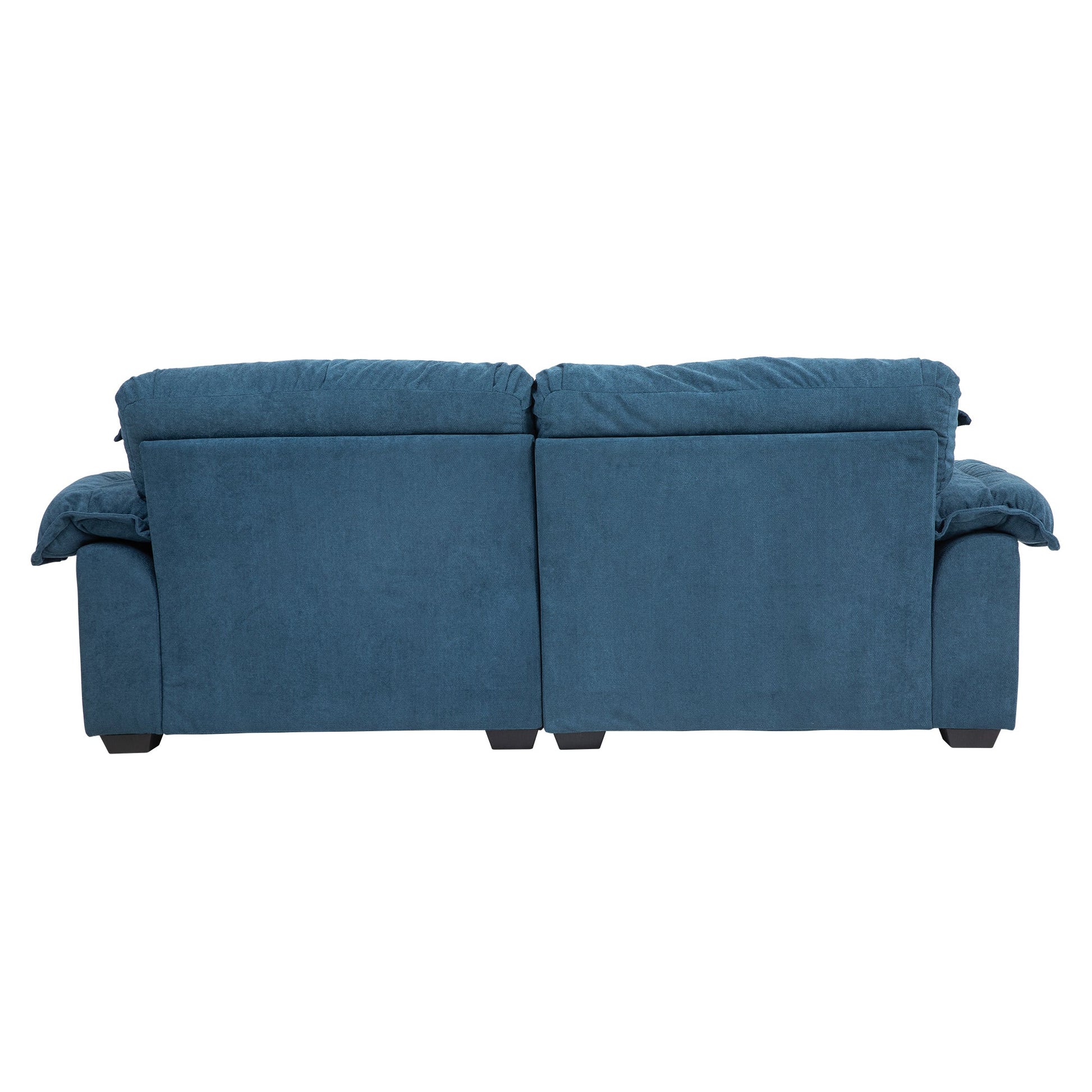 84' Chenille Sofa Small Sofa Loveseat Deep Seat Sofa Couch (W676S00010) - Direct Wicker