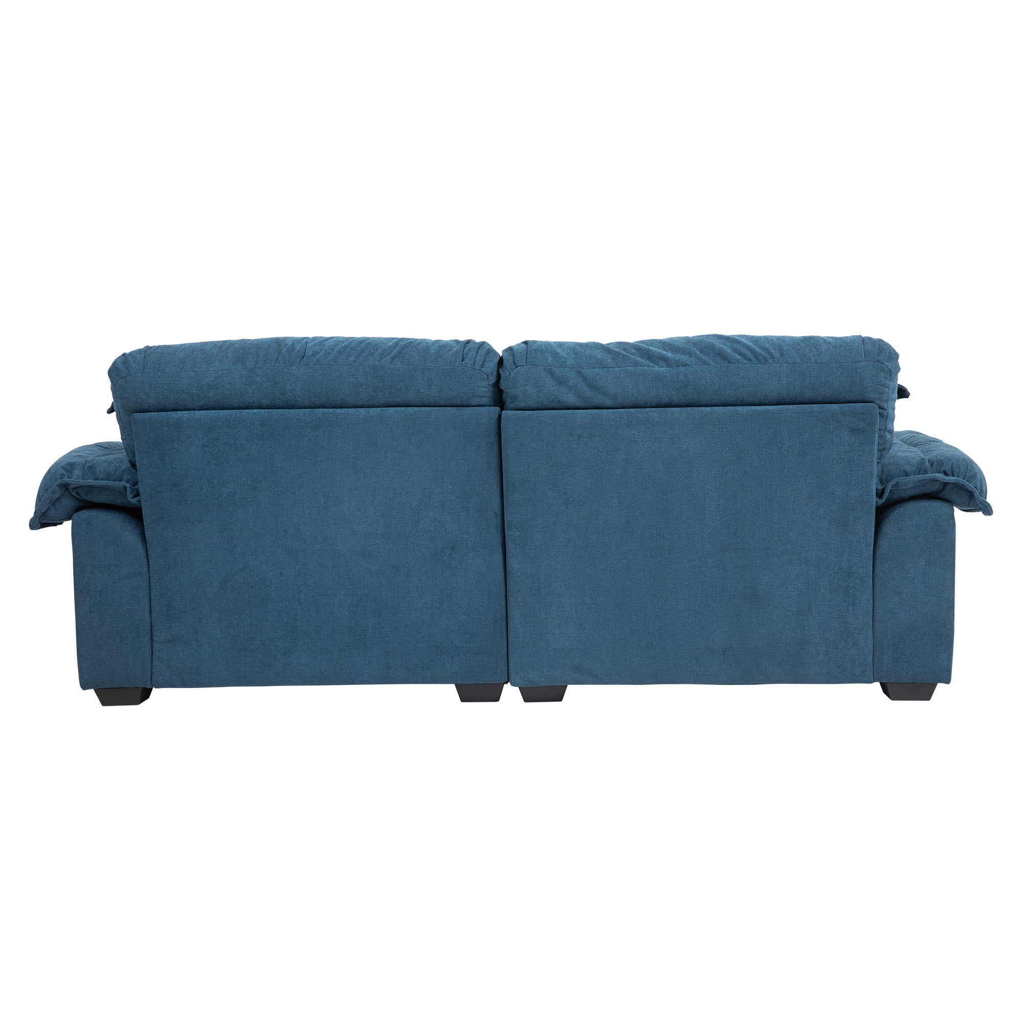 84' Chenille Sofa Small Sofa Loveseat Deep Seat Sofa Couch (W676S00010) - Direct Wicker