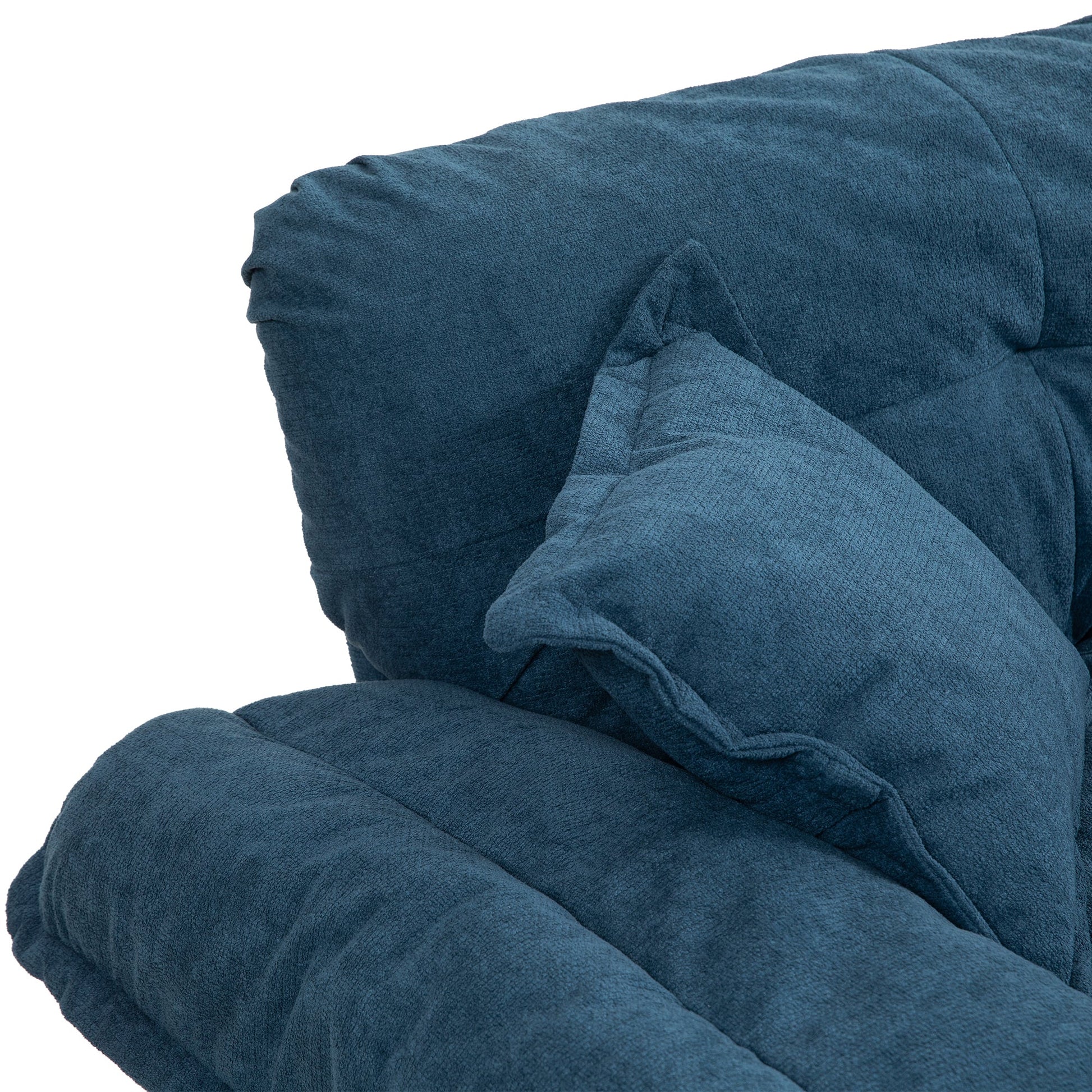 84' Chenille Sofa Small Sofa Loveseat Deep Seat Sofa Couch (W676S00010) - Direct Wicker