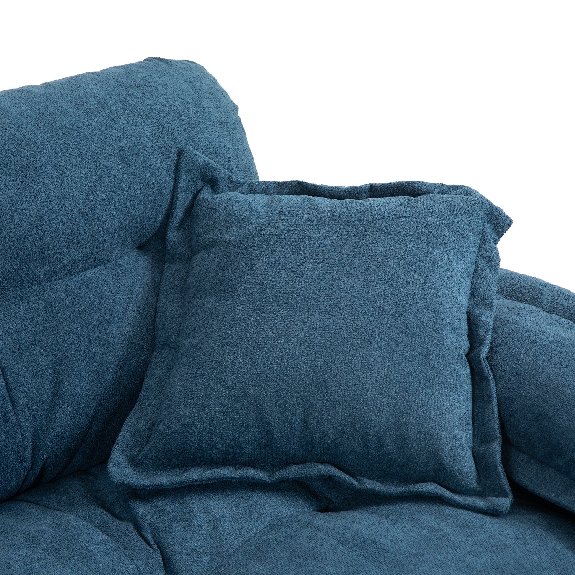 84' Chenille Sofa Small Sofa Loveseat Deep Seat Sofa Couch (W676S00010) - Direct Wicker