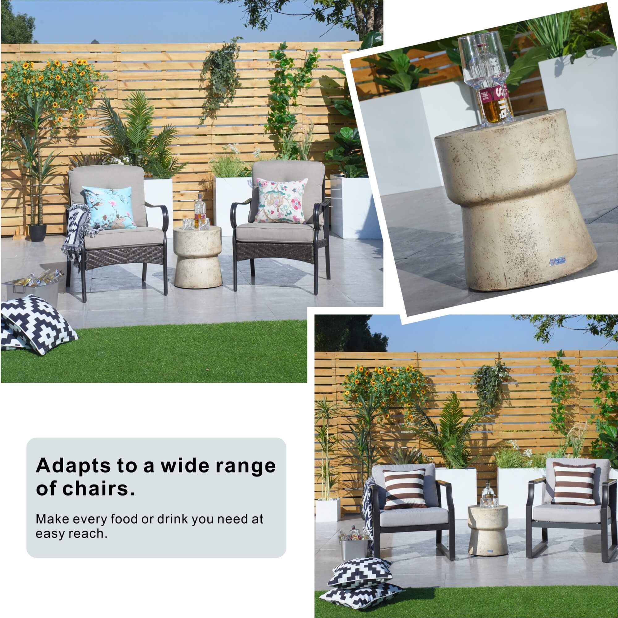 Imitation Wood Waterproof Fashion Cylindrical Edge Coffee Table – Stylish and Functional Living Room Accent