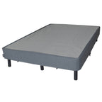 Heavy-Duty Queen KD Fabric-Wrapped Platform Bed Frame (PAL-2678-KD-BK-ZJWK)