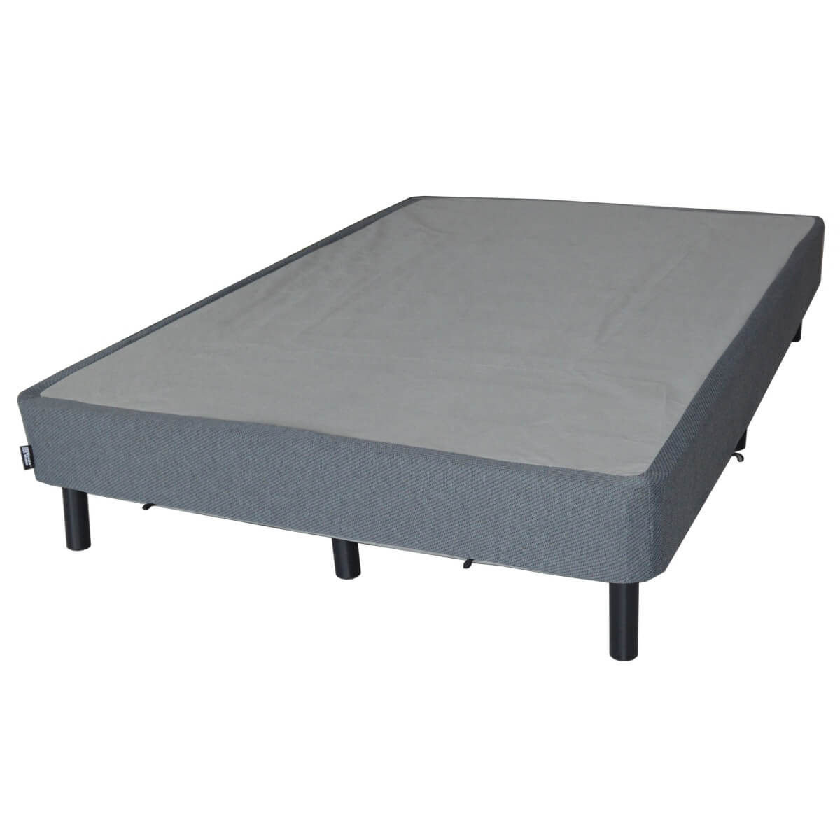 Heavy-Duty Queen KD Fabric-Wrapped Platform Bed Frame (PAL-2678-KD-BK-ZJWK)