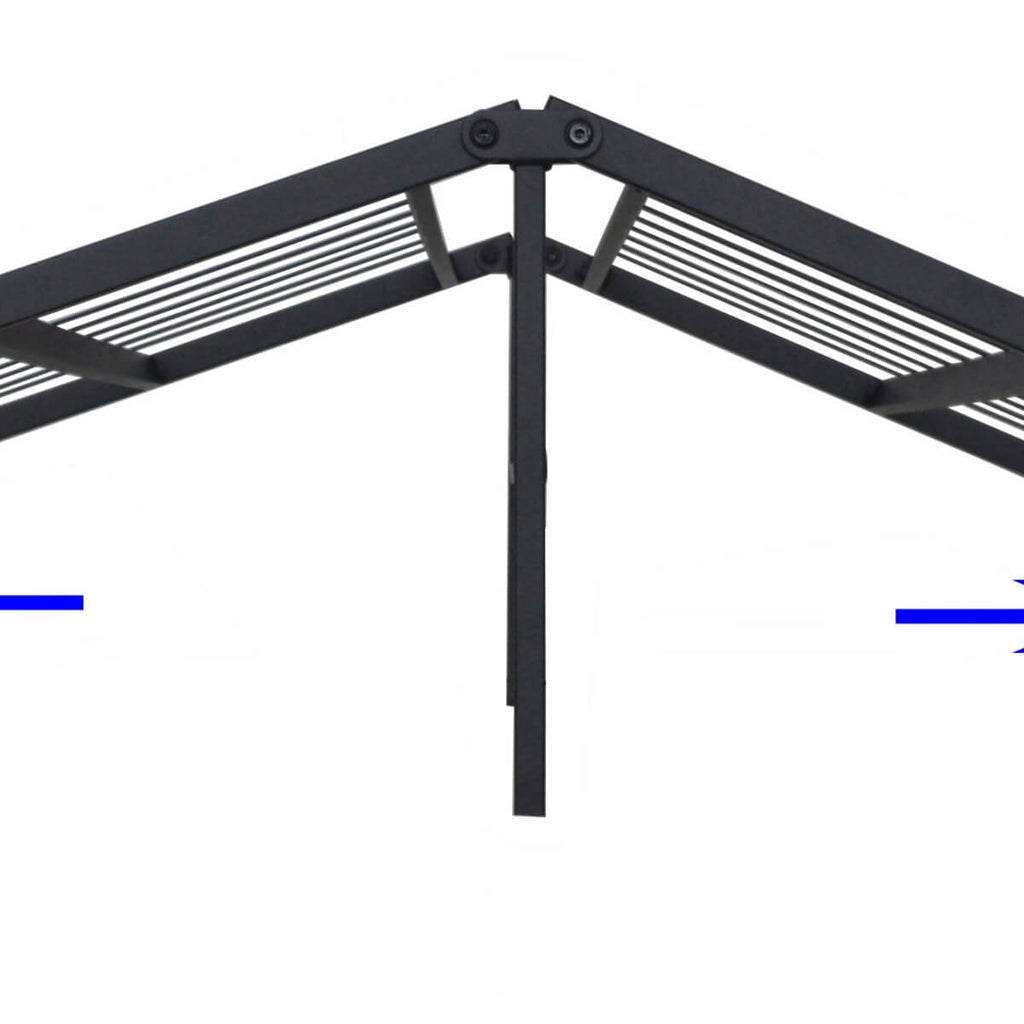Foldable Twin Size Heavy-Duty Metal Platform Bed Frame (PAL-2679-KD-BK-ZJWK)