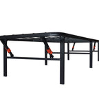 Foldable Twin Size Heavy-Duty Metal Platform Bed Frame (PAL-2679-KD-BK-ZJWK)