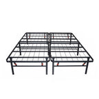 Heavy-Duty Foldable Queen Size Metal Platform Bed Frame (PAL-2681-KD-BK-ZJWK)