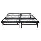 Heavy-Duty Foldable King Size Metal Platform Bed Frame (PAL-2682-KD-BK-ZJWK)