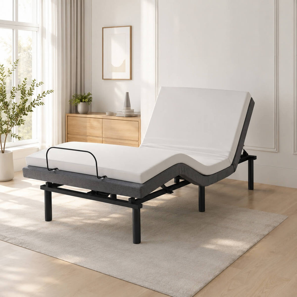 Adjustable Twin XL Bed Frame with Dual Motors and Wireless Remote (PAL-2683-KD-BK-ZJWK)