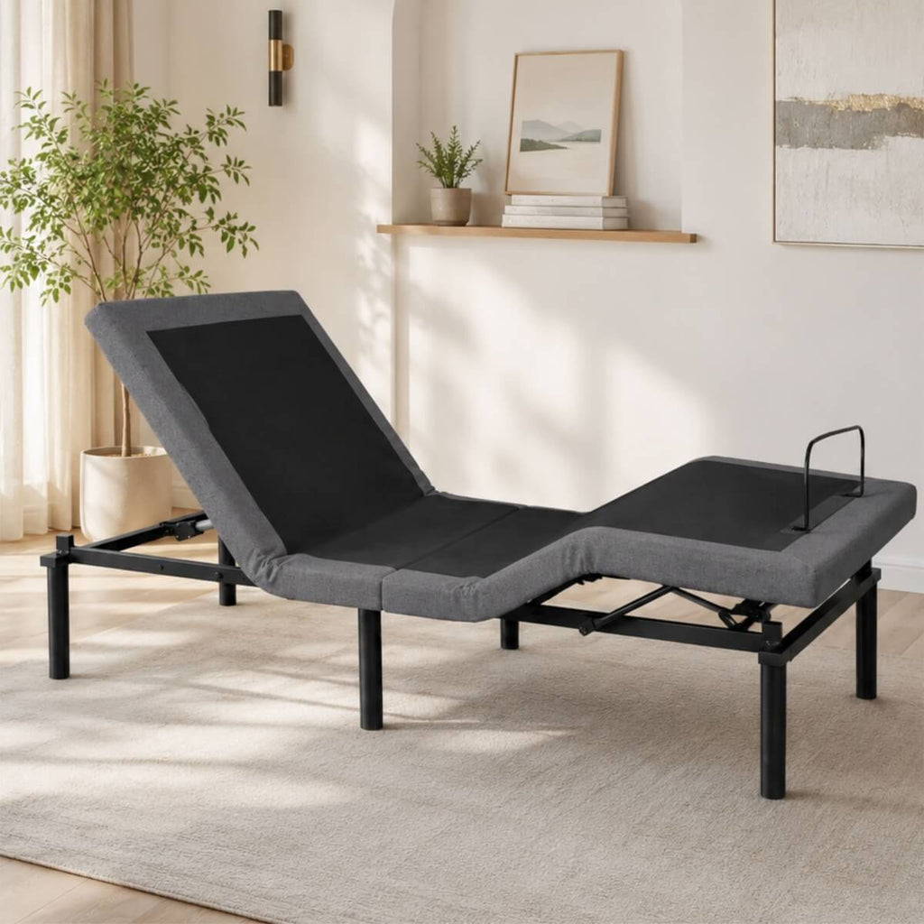 Adjustable Twin XL Bed Frame with Dual Motors and Wireless Remote (PAL-2683-KD-BK-ZJWK)