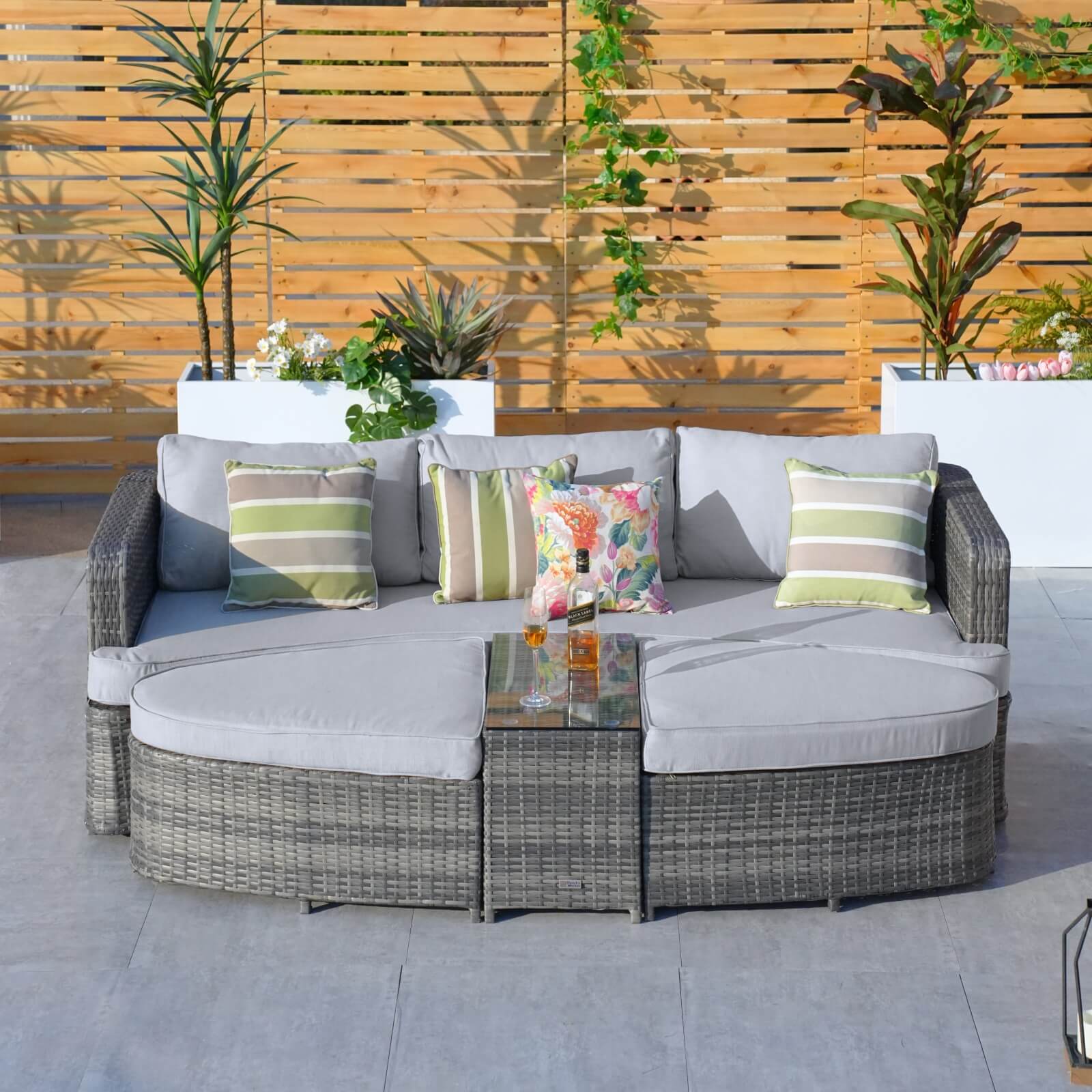 Outdoor Daybed, High-Quality Aluminum Daybed (PAL-1202) – Direct