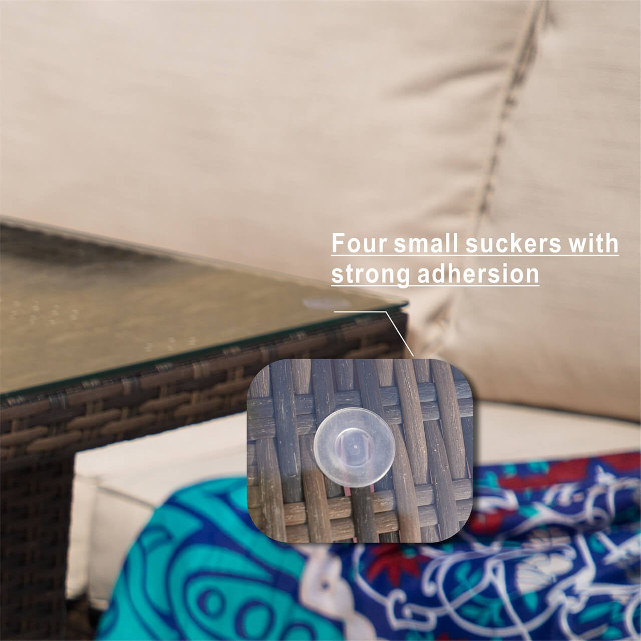 Details of Direct Wicker 8-Piece Patio Seating Sofa Set