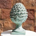 Rustic Antique Green Artichoke Magnesium Oxide Garden Ornament (GS-2607-GR-QZYY)