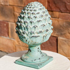 Rustic Antique Green Artichoke Magnesium Oxide Garden Ornament (GS-2607-GR-QZYY)