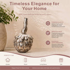 Rustic Antique Artichoke Magnesium Oxide Garden Ornament (GS-2608-BR-QZYY)