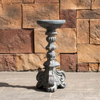 Vintage Grey & Rust Magnesium Oxide Candle Holder Trio (GS-2609/10/11-GR-QZYY)
