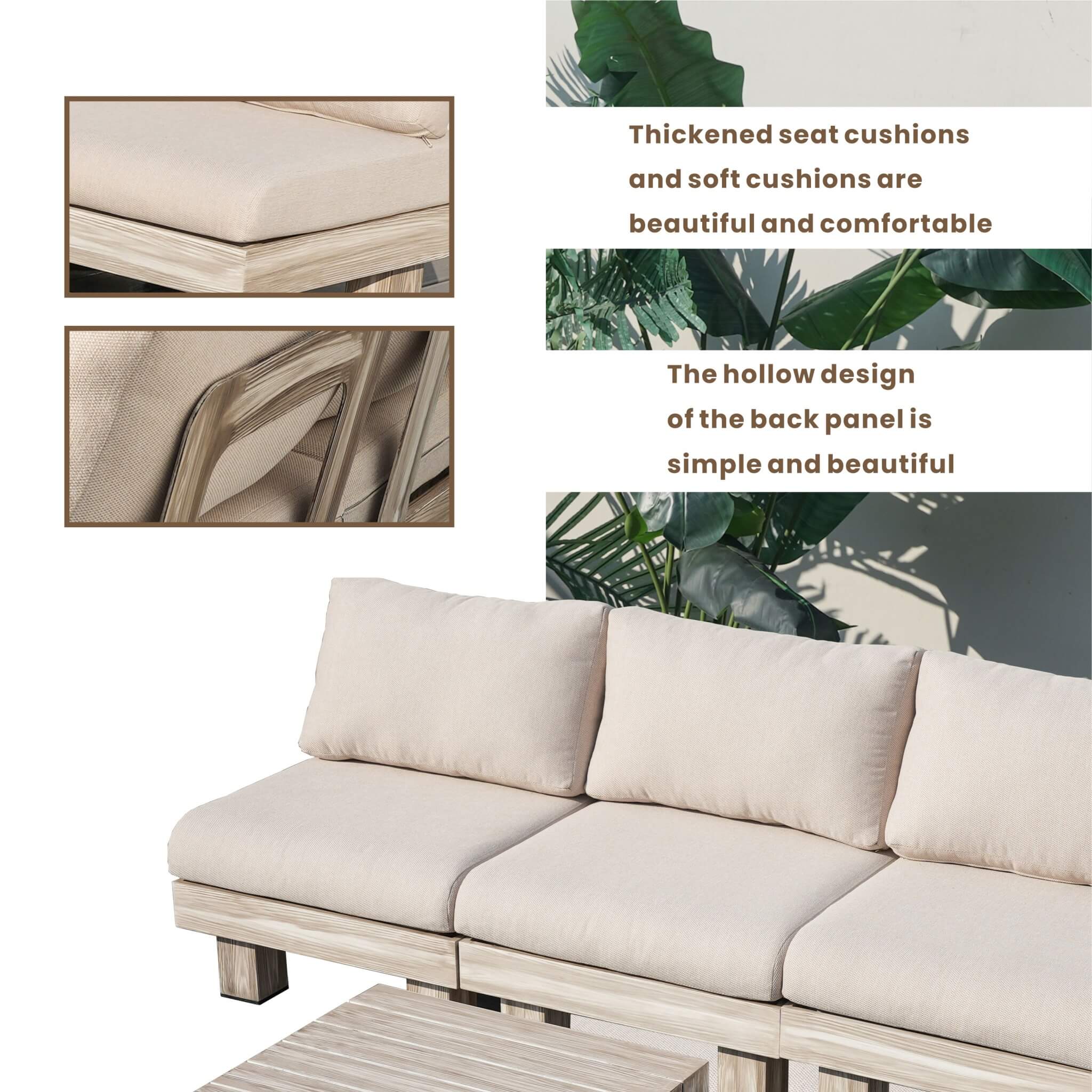 Monterey Modular Collection Sofa Set Accessories (PAS-2510-Accessories)