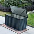 312 Gallons Heavy-Duty Metal Outdoor Storage Box with Gas Lift Lid (PA-9072-GR)