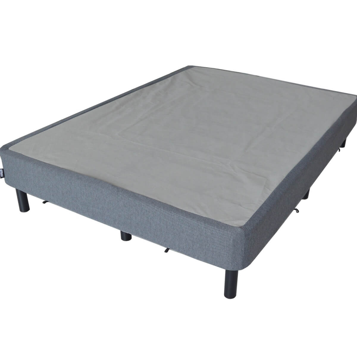 Heavy-Duty Full KD Fabric-Wrapped Platform Bed Frame (PAL-2677-KD-BK-ZJWK)