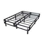 Heavy-Duty Full KD Fabric-Wrapped Platform Bed Frame (PAL-2677-KD-BK-ZJWK)